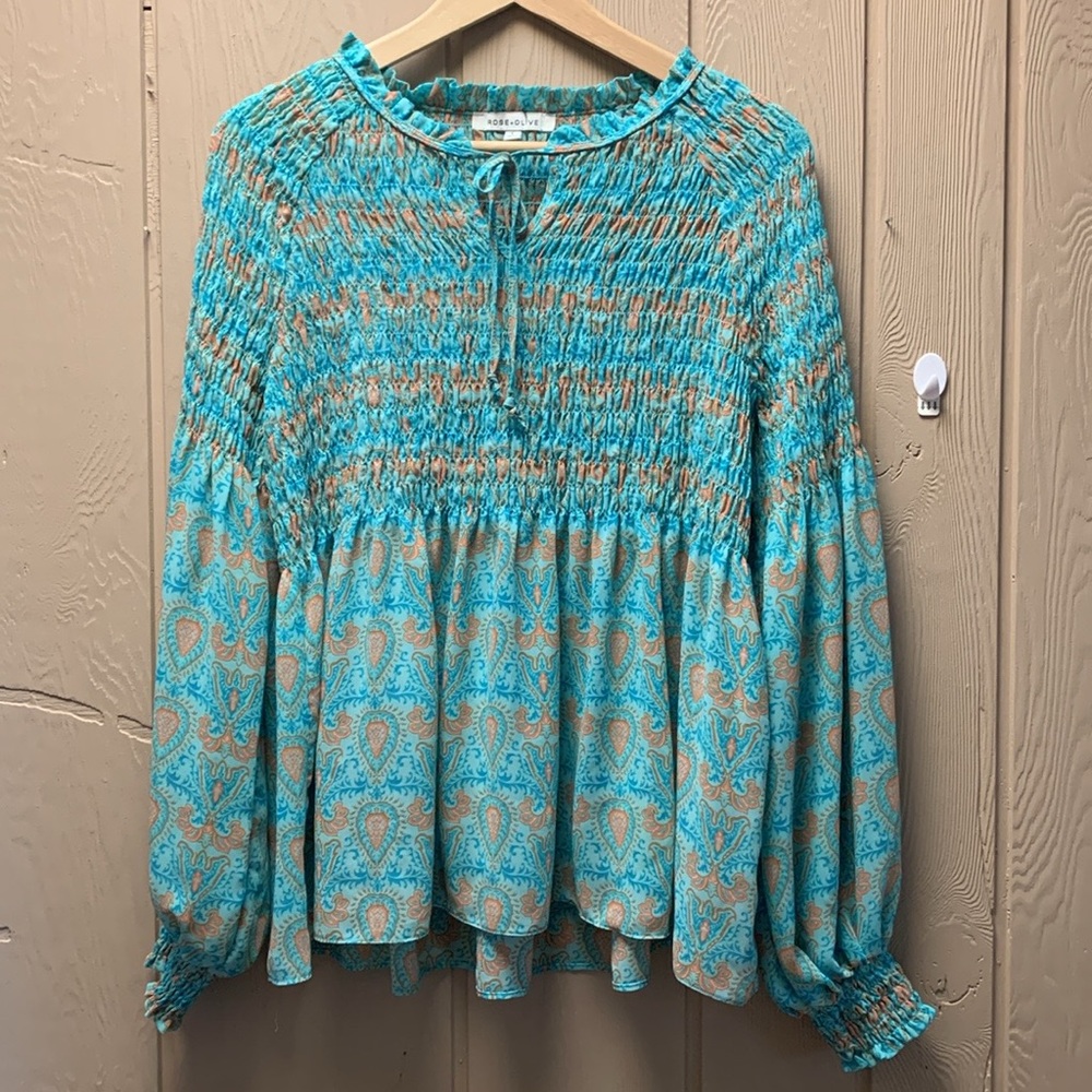Rose & Olive Top